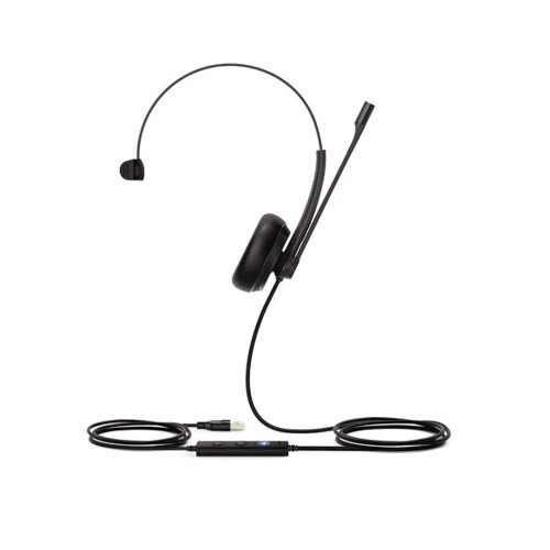 Yealink UH34 Lite Mono Teams USB wired headset - UH34-LITE-MONO-TEAMS