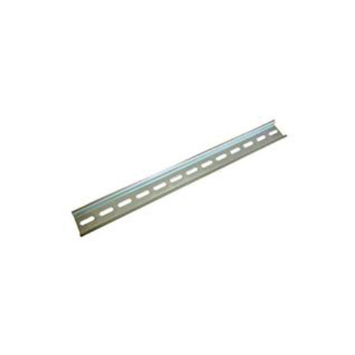 Tycon DIN RAIL 12.75in Plated Steel. 35mm x 7.5mm x 325mm. Slotted for easy mounting