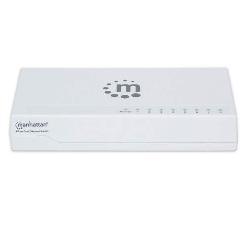 Manhattan (560689) 8-Port 10/100 Mbps Fast Ethernet Switch, Plastic, IEEE 802.3az