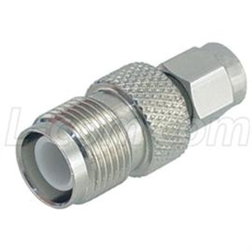 L-com AXA-RTJRSP Coaxial Adapter, RP-SMA Plug / RP-TNC Jack