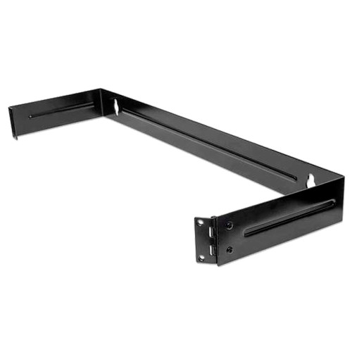 Intellinet 402439 19-Inch 1U Hinged Wall-Mount Bracket, 5-Inch Depth, Black