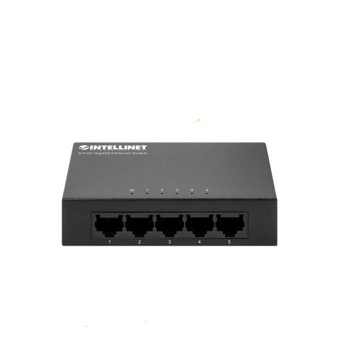 Intellinet Network (530378) 5-Port Gigabit Ethernet Switch, Metal Housing, IEEE 802.3az 