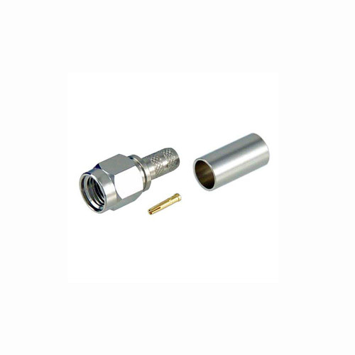 L-Com ARSP-1700 RP-SMA Plug Crimp for RG174, RG188, RG316, RG195, RG240 and RG400 Series Cable