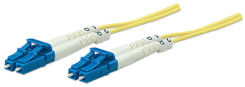 Intellinet 750967 Fiber Optic Patch Cable Duplex Single-Mode LC/LC, 9/125 OS2, 20.0 m (66.0 ft.)