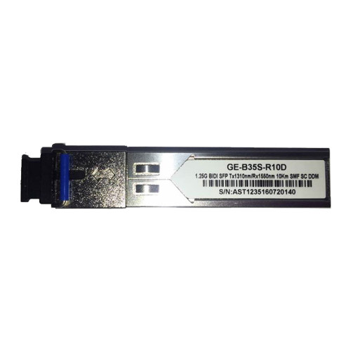 GE-B35S-R10D F. M SFP 1.25G 10KM BIDI SC DDM Tx1310nm / Rx1550nm SMF SC DDM