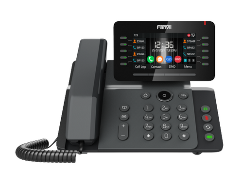 Fanvil V65 Prime Business IP Phone with 20 SIP Lines, 4.3" Display, WiFi, Bluetooth & PoE