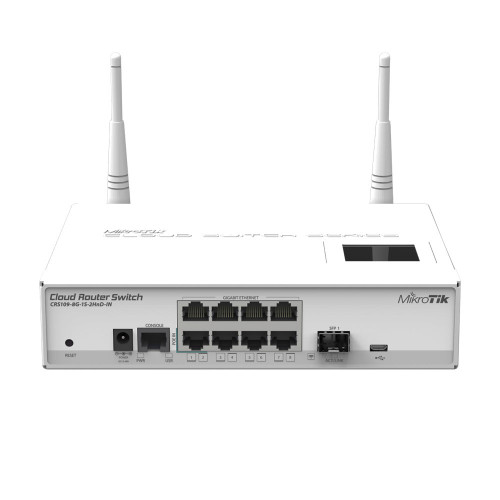 Mikrotik Cloud Router Switch with 8x Gigabit Ethernet Ports and 1x SFP Port