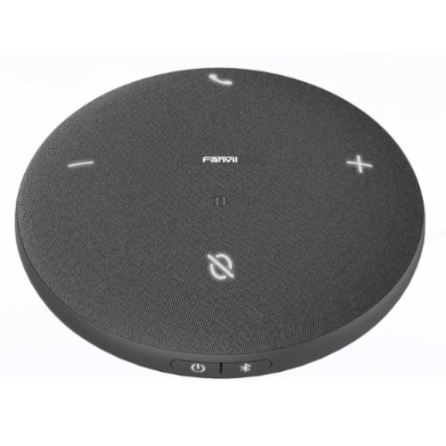 Fanvil Speakerphone Connection via NFC, BT, and USB, Built-in 4-Mic array 360 Degree voice pickup