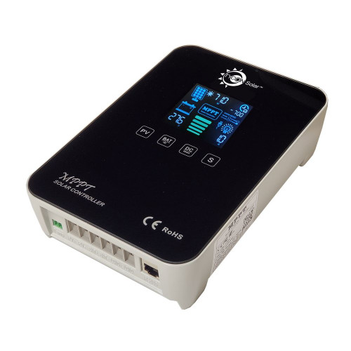 Tycon Solar MPPT Battery Charging Controller. Auto Voltage. 12/24V Battery. 20A Load. 30A Solar. Negative Ground