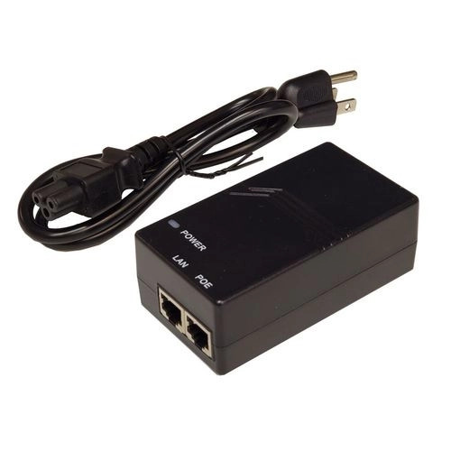 Tycon 100-240VAC Autoranging IN. 48V 24W Gigabit Passive PoE Injector. US Power Cord Tycon 100-240VAC Autoranging IN. 48V 24W Gigabit Passive PoE Injector. US Power Cord