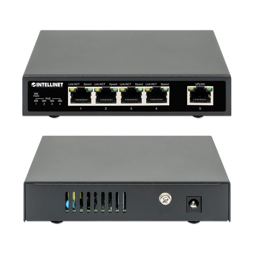 Intellinet 561839 5-Port Gigabit Ethernet PoE+ Switch