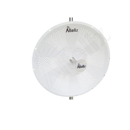 Altelix PtP Dish Antenna AD5G34M2-PRO 5 GHz (4.9 GHz to 6.4 GHz) 34dBi MIMO Heavy Duty 2x2 