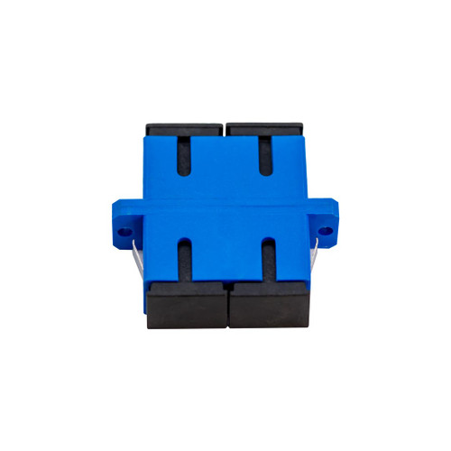 Iuron Duplex Coupler SC/UPC to SC/APC Duplex Metal Cover Shuttered Fiber Optic Adapter (No Flange)