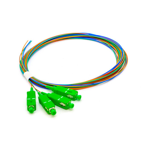 Iuron Fiber Pigtail 4 Core SC/APC Connector 3 meter length