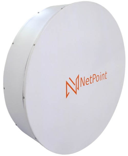 Netpoint NPX1 2FT 4.9-6.4GHz 30dBi High Performance Antenna With Radome and Pigtail