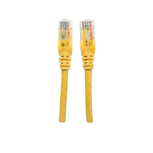 Intellinet 347471 1 ft CAT5e Network Cable Copper RJ45 Male-Male (Yellow)