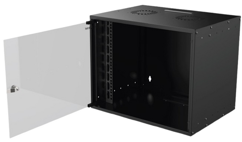 Nitrotel NTSOHO12U500 12U Compact SOHO Cabinet 19" Rack 60 kg Load Capacity Quick Assembly