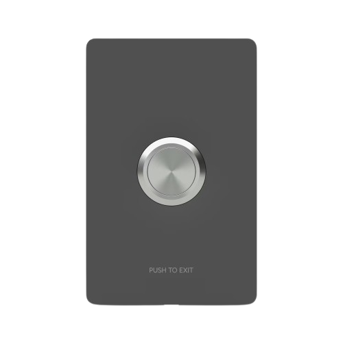 Front angled view of Ubiquiti UA-Button with  push-to-exit button