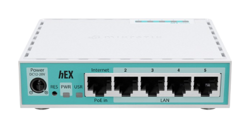 Mikrotik E50UG hEX Refresh Dual-Core Router with 5x Gigabit Ethernet Ports RouterOS v7 PoE-In Mikrotik E50UG hEX Refresh Dual-Core Router with 5x Gigabit Ethernet Ports RouterOS v7 PoE-In