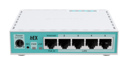 Mikrotik E50UG hEX Refresh Dual-Core Router with 5x Gigabit Ethernet Ports RouterOS v7 PoE-In