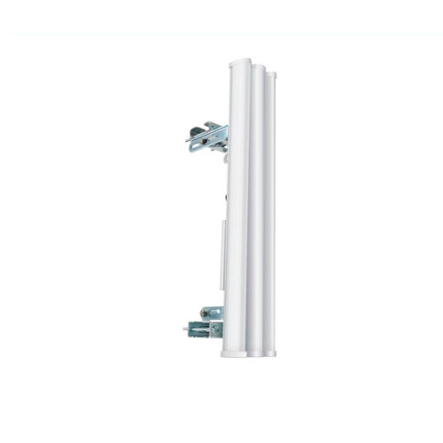 Front view of Ubiquiti AM-2G16-90 with dual linear polarization and a frequency range of 2.3?2.7GHz and gain of 16.0?17.0dBi