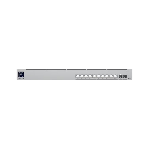 Ubiquiti USW-Pro-XG-10-PoE 10-Port 10GbE Layer 3 PoE+++ Switch with 2 SFP+ 400W AR Touchscreen