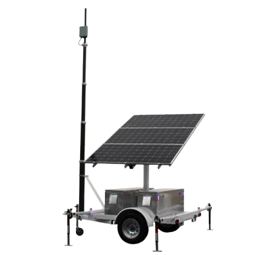 Tycon RPMS24-720-Mini-3P Mobile Solar Trailer 1440W 90W PoE 18ft Mast Remote Power