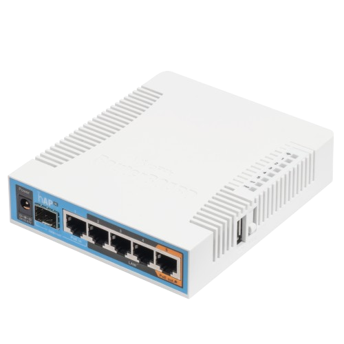 MikroTik RB962UiGS-5HacT2HnT-US Dual Band AC Router 5x GbE SFP PoE Out USB Home-Office WiFi