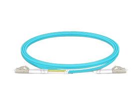 Iuron - OM4 LC UPC to LC UPC Duplex OFNR 2.0mm Fiber Patch Cable DUPLEX 1mt