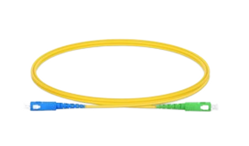 Iuron - OS2 SC UPC to SC APC Simplex OFNR 2.0mm Fiber Patch Cable SIMPLEX 1mt