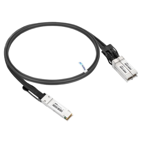 Iuron IU-CAB-QSFP/4SFP+-P1M 40G QSFP+ to 4x10G SFP+ Passive Breakout DAC Cable 1m