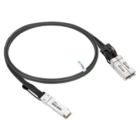 Iuron CAB-QSFP/4SFP+-P1M 1-Meter 40GBASE-CR4 QSFP+ to Four 10GBASE-CU SFP+ Direct Attach Breakout Cable Passive 30AWG
