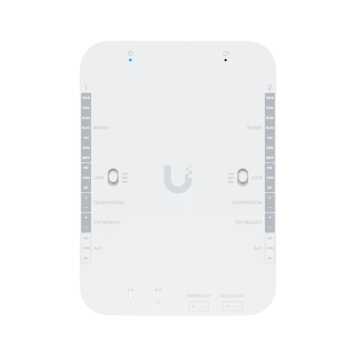 Ubiquiti UA-Retrofit-Hub-2 DC Access Control Hub 2 Doors Wiegand OSDP Indoor