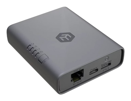 MikroTik KNOT EC25 EU LTE4 Gateway 1GE PoE in Bluetooth GNSS IoT DIN Rail RouterOS