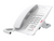 Fanvil White Elegant Hotel IP Phone with 2 SIP Lines, USB Charging Port, PoE, and HD Audio