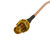 PYP Electronic MMCX/RPSMA-Female 25cm RF Pigtail Cable, MMCX to RP-SMA Female, RG316