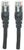 Intellinet Cat6 patch cable RJ-45 10.0 ft black category 6 RJ45 cable patch for gigabit applications