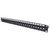 Intellinet 720847 4-Port Blank Patch Panel 1U Rackmount Pre-Numbered Ports Removable Cable Management Bar