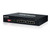 Comtrend GS-7508 angled front view showing 8-port Gigabit PoE switch with LED indicators and black metal desktop enclosure