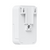 Angled rear view of Ubiquiti ETH-SP-G2 with rugged enclosure, grounding terminal, and dual Ethernet port setup