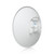 Ubiquiti PBE-5AC-Gen2-US PowerBeam 5AC Gen2 rear angled view showing pole mount bracket, integrated radio, and dish reflector