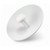 Front view of Ubiquiti PBE-M2-400 highlighting the integrated 18 dBi antenna with a tight beamwidth