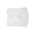 Angled side view of Ubiquiti LTU LR US with aerodynamic shape, designed to minimize wind resistance