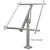 Tycon 250-260W Complete Top of Pole mount for two solar panels. Includes flange base pole and cement anchors