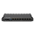 MikroTik RB5009UPr+S+IN front view showing 8 PoE Ethernet ports, 2.5G port, 10G SFP+ cage, USB 3.0, and DC power input
