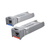 Top view of Ubiquiti UACC-OM-SM-10G-S-2 with a compact SFP+ form factor with a simplex LC UPC connector