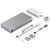 Top-down view of Ubiquiti USW-Pro-Max-16-POE with its included parts
