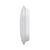 Side view of Ubiquiti UP-Siren-PoE highlighting the slim white enclosure, curved profile, and low-profile design for wall or ceiling installation