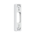 Angled rear view of Ubiquiti UACC-Reader-Pro-AM-W emphasizing the angled housing, rear mounting interface and cable routing opening