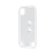 Angled front of Ubiquiti UACC-AI-Theta-CMS highlighting the slim white mounting plate, circular camera opening and mounting slots